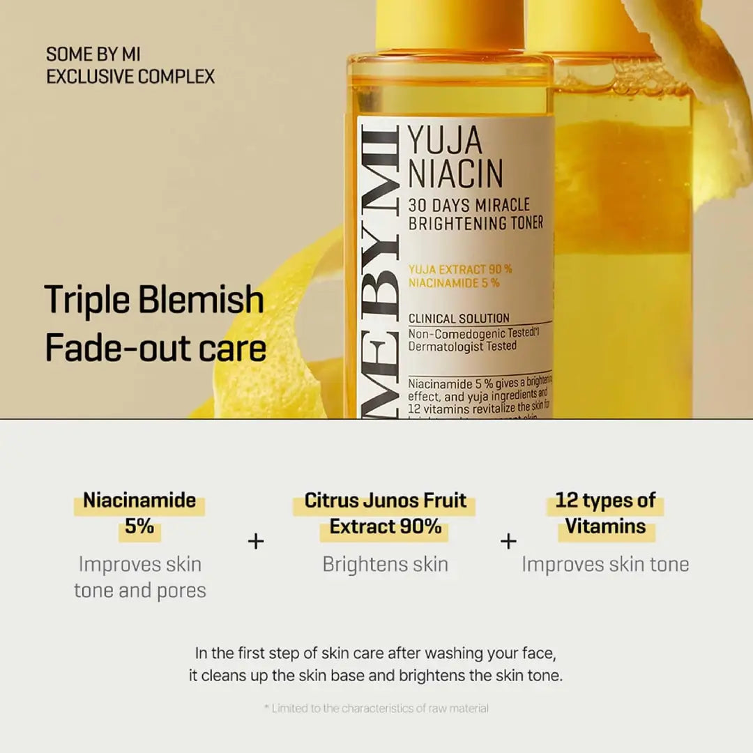 SOME BY MI Yuja Niacin Clinical Solution 150ml – Brightening Facial Treatment