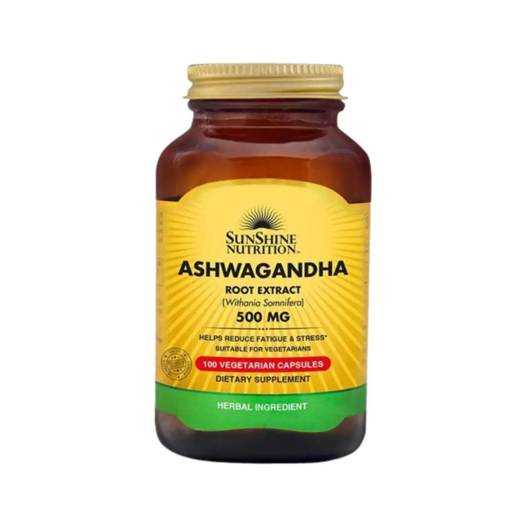 SUNSHINE NUTRITION Ashwaganda 500mg Cap 100s