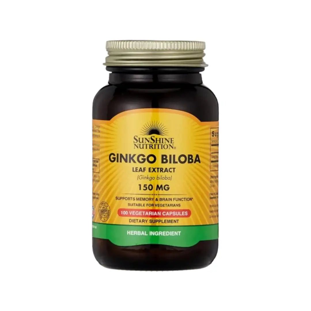 SUNSHINE NUTRITION Ginko Biloba 150mg Cap 100s