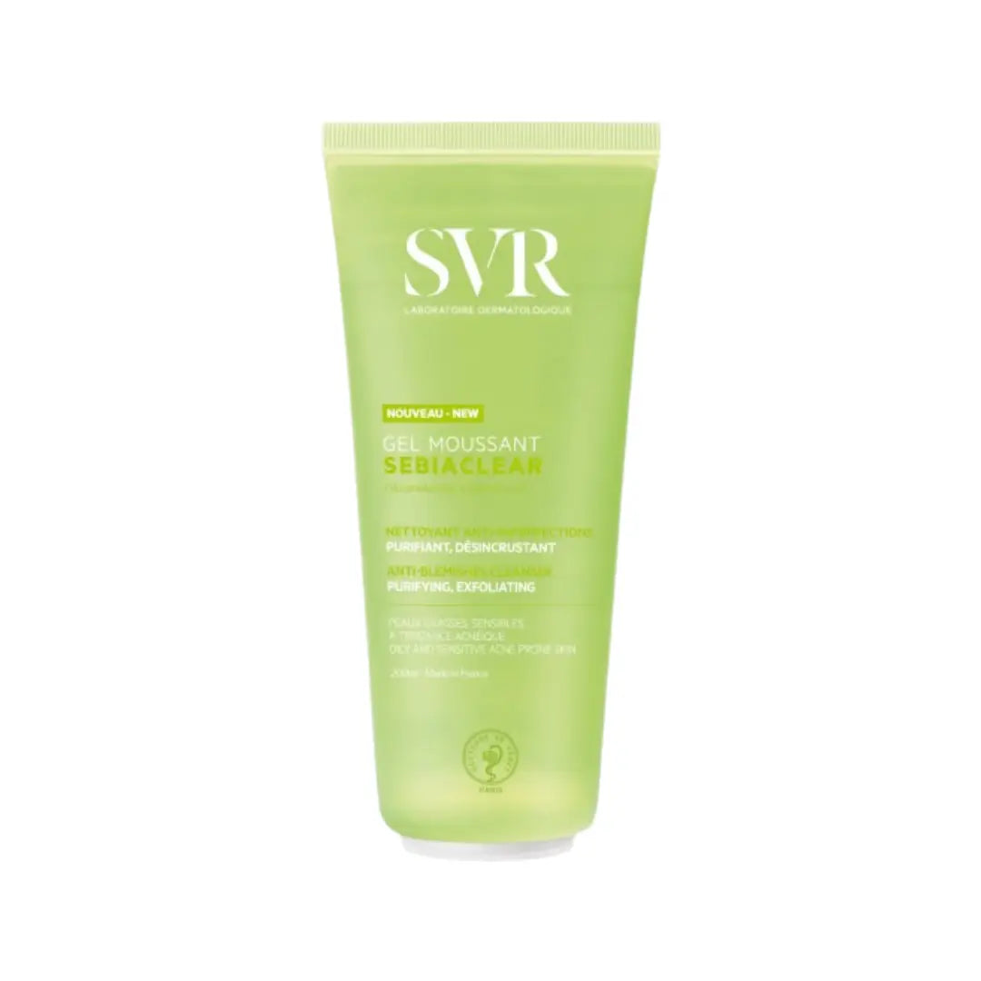 SVR Sebiaclear Gel Moussant 200ml | Purifying Foaming Cleanser for Oily & Acne-Prone Skin