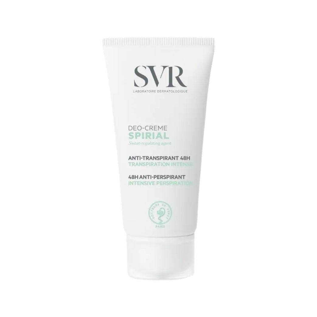 SVR Spirial Deo Cream Anti-Perspirant 50ml | 48H Sweat & Odor Control for Sensitive Skin