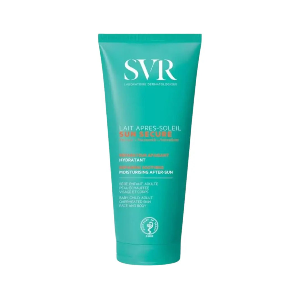 SVR Sun Secure After Sun Moisturizing Milk 200ml | Soothing & Hydrating After Sun Care for Sensitive Skin