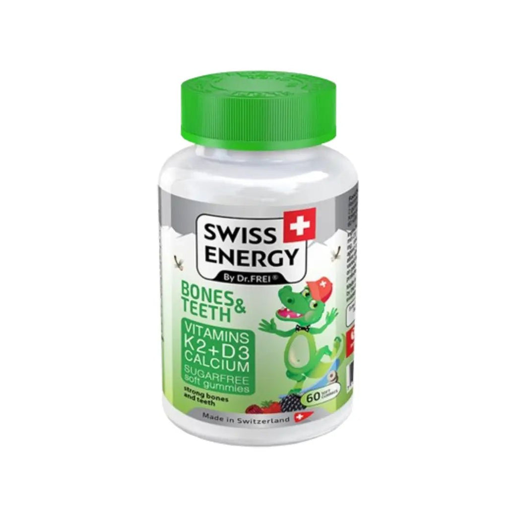 SWISS ENERGY Calcium Vitamin D3 K2 Gummies 60s