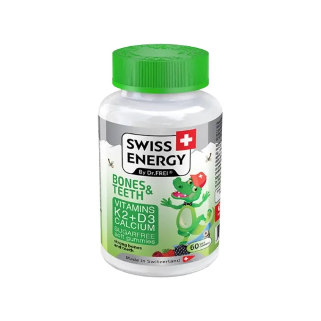 SWISS ENERGY Calcium Vitamin D3 K2 Gummies 60s