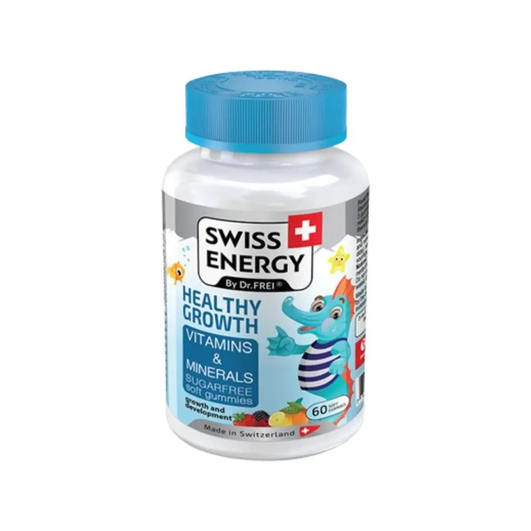 SWISS ENERGY Healthy Growth Vitamins & Mineral Gummies 60s