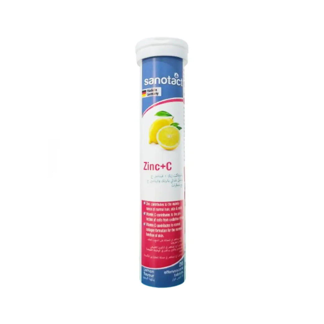 Sanotact Zinc + C Effervescent Tab 20s