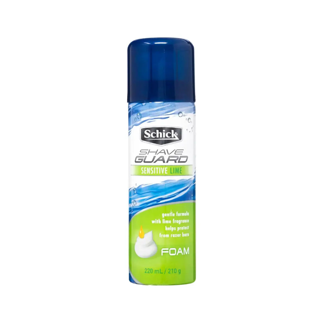 Schick Shave Guard Foam Sensitive Lime 220ml