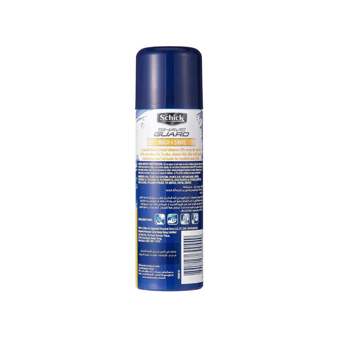 Schick Shave Guard Foam Wash & Shave 220ml