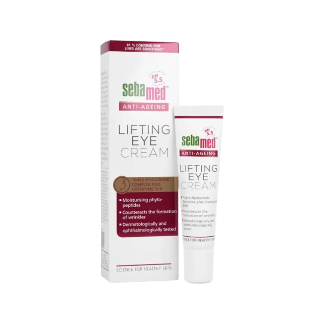 Sebamed Anti Ageing Lifting Eye Cream 15ml – Smoothing & Hydrating Eye Cream for Fine Lines
