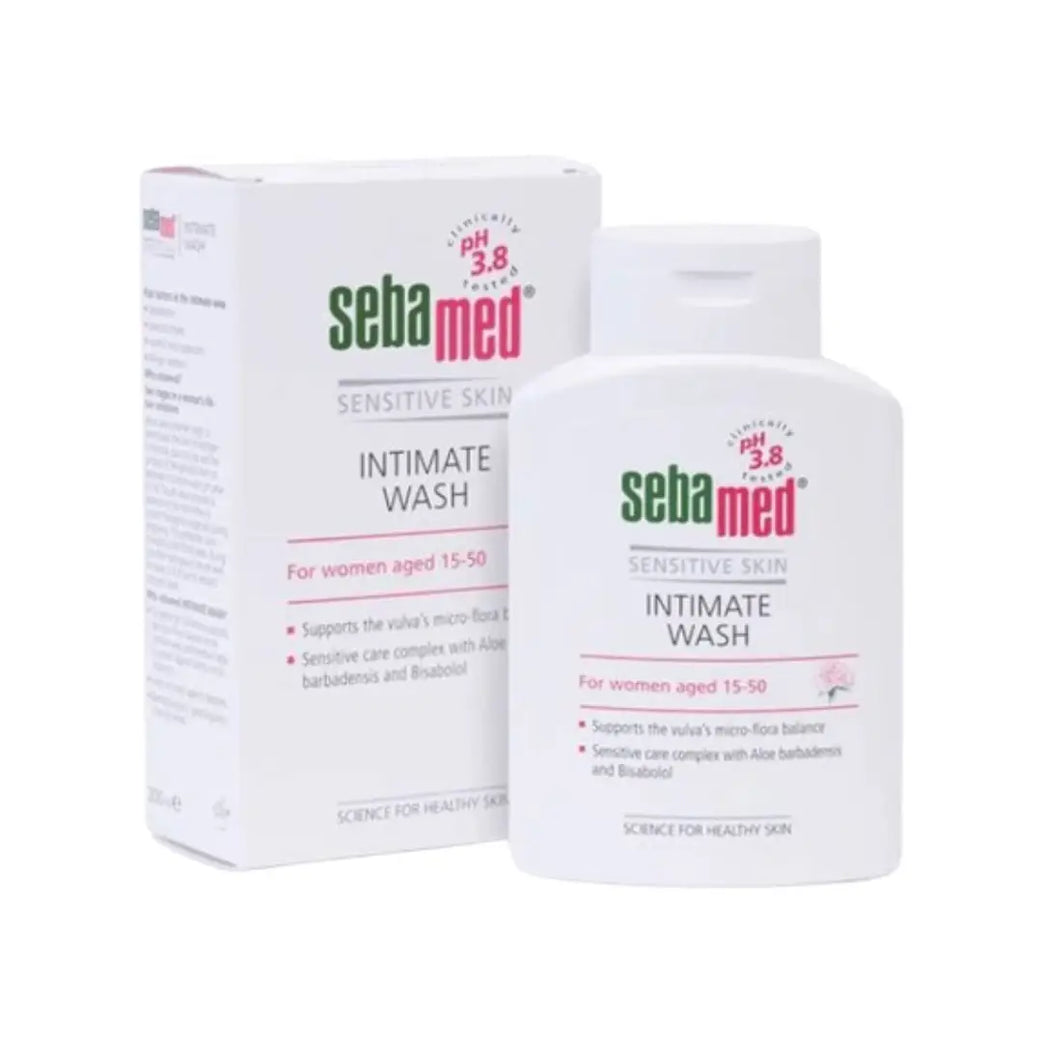 Sebamed Feminine Intimate Wash 200ml – Gentle pH-Balanced Cleanser for Women (15–50 Years)