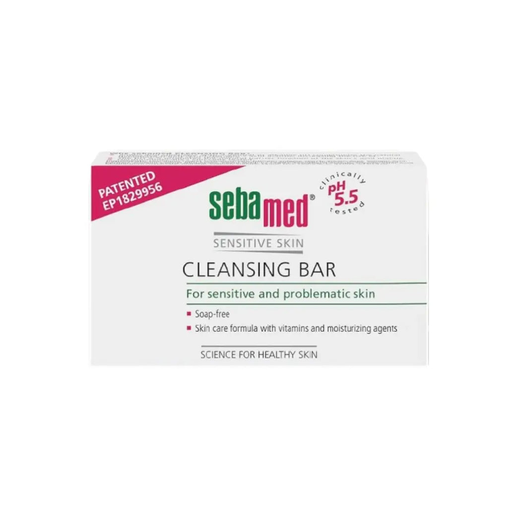 Sebamed Sensitive Skin Cleansing Bar gentle soap-free for sensitive and delicate skin