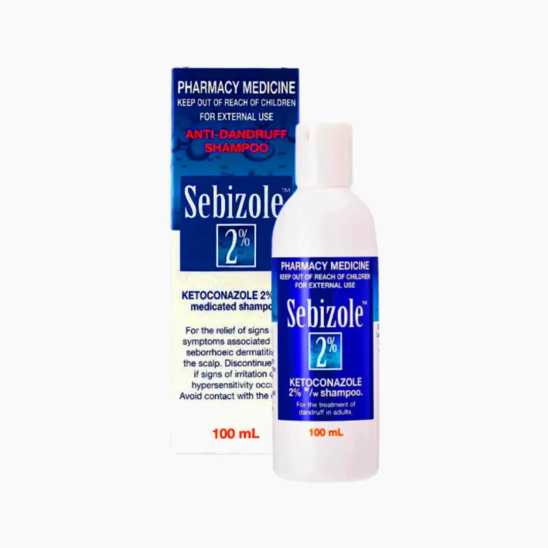 Sebizole 2% Anti-Dandruff Shampoo 100ml for scalp care and dandruff control