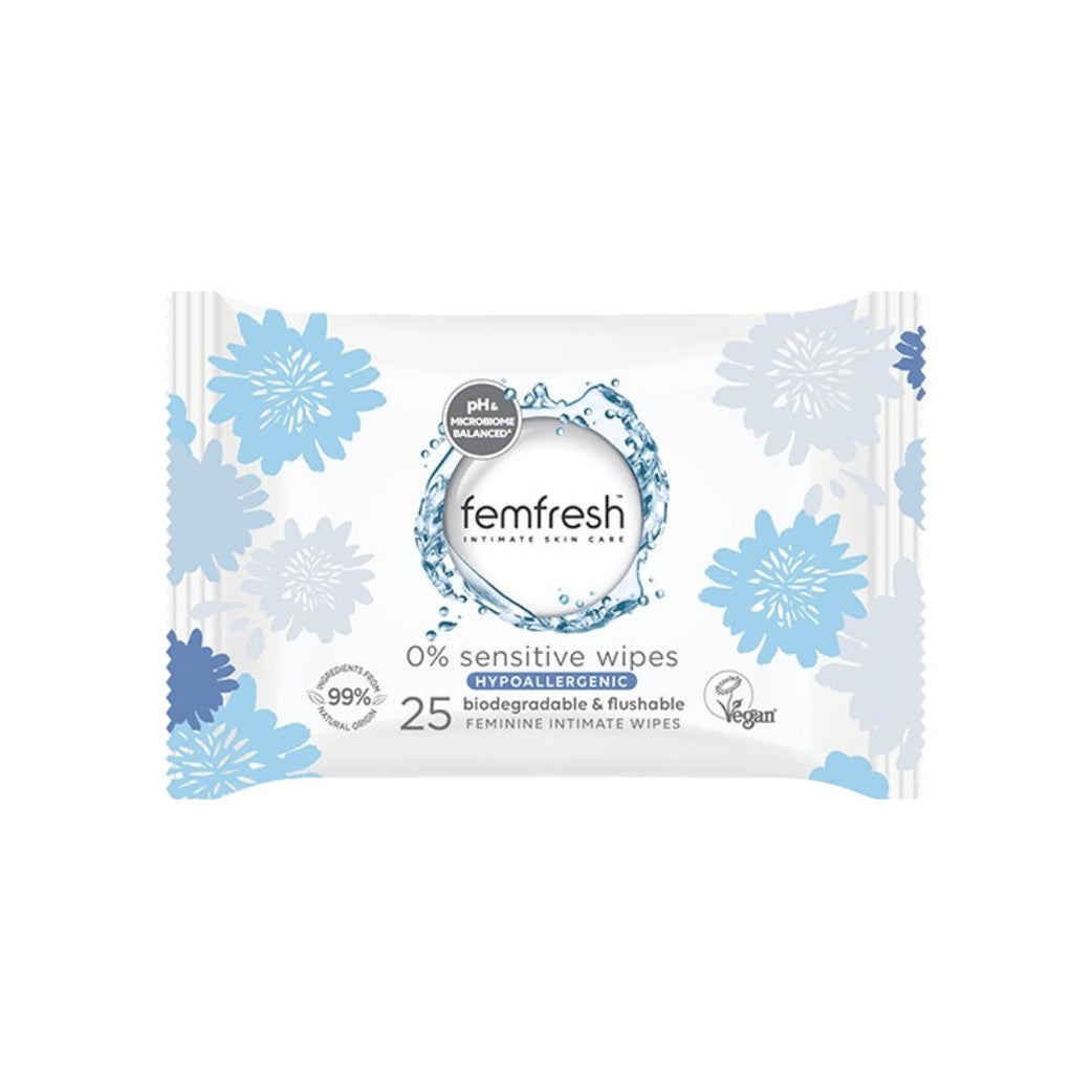 Femfresh Feminine Intimate Sensitive Wipes 25s