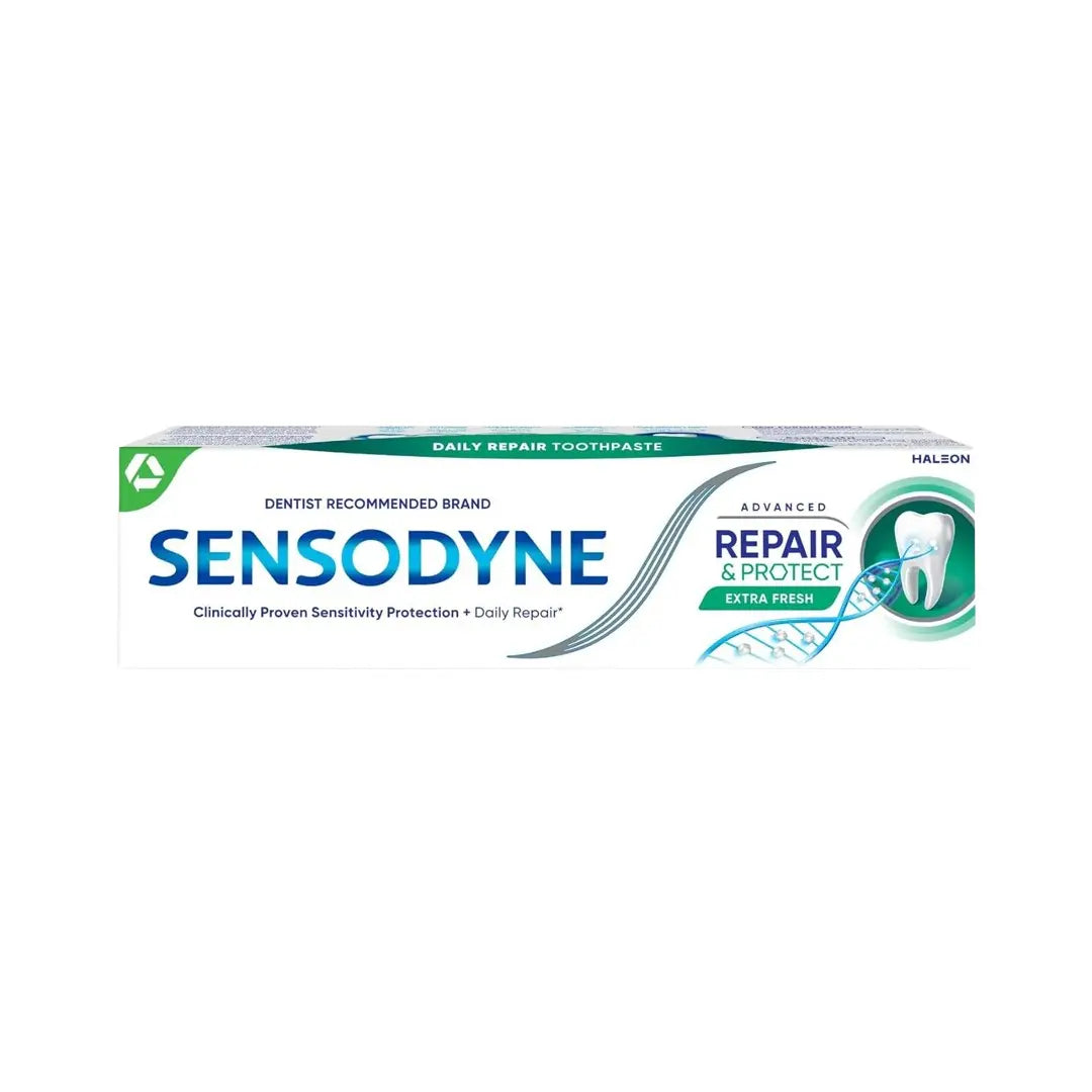 Sensodyne Advanced Repair & Protect Extra Fresh Toothpaste 75ml – Fluoride Toothpaste for Sensitive Teeth & Fresh Breath