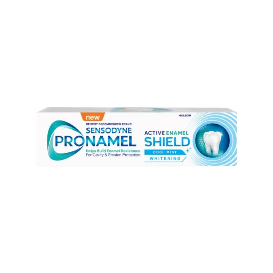 Sensodyne Pronamel Active Enamel Shield Cool Mint Whitening Toothpaste 75ml – Fluoride Toothpaste for Enamel Care & Fresh Breath