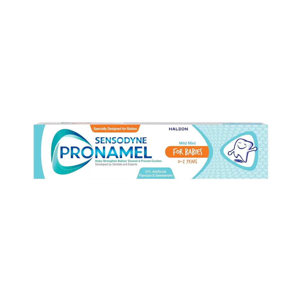 Sensodyne Pronamel Baby Toothpaste 0–2 Years Mild Mint 50ml – Gentle Enamel Care