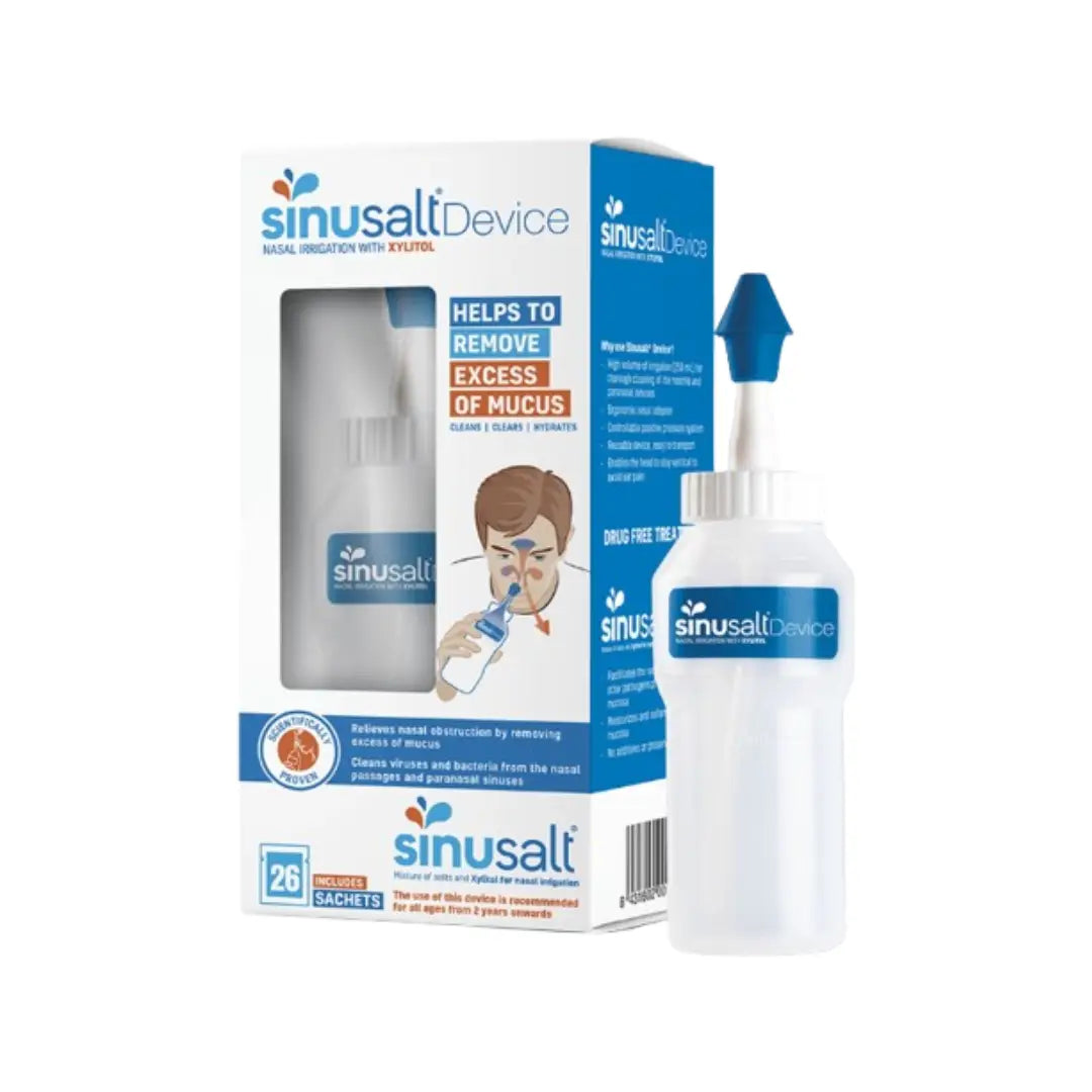 Sinusalt Nasal Irrigation Device for sinus relief, nasal cleansing, and allergy support