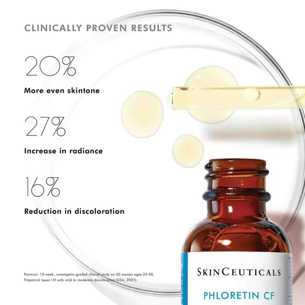 SkinCeuticals Phloretin CF Serum 30ml – 10% Vitamin C Antioxidant Face Serum