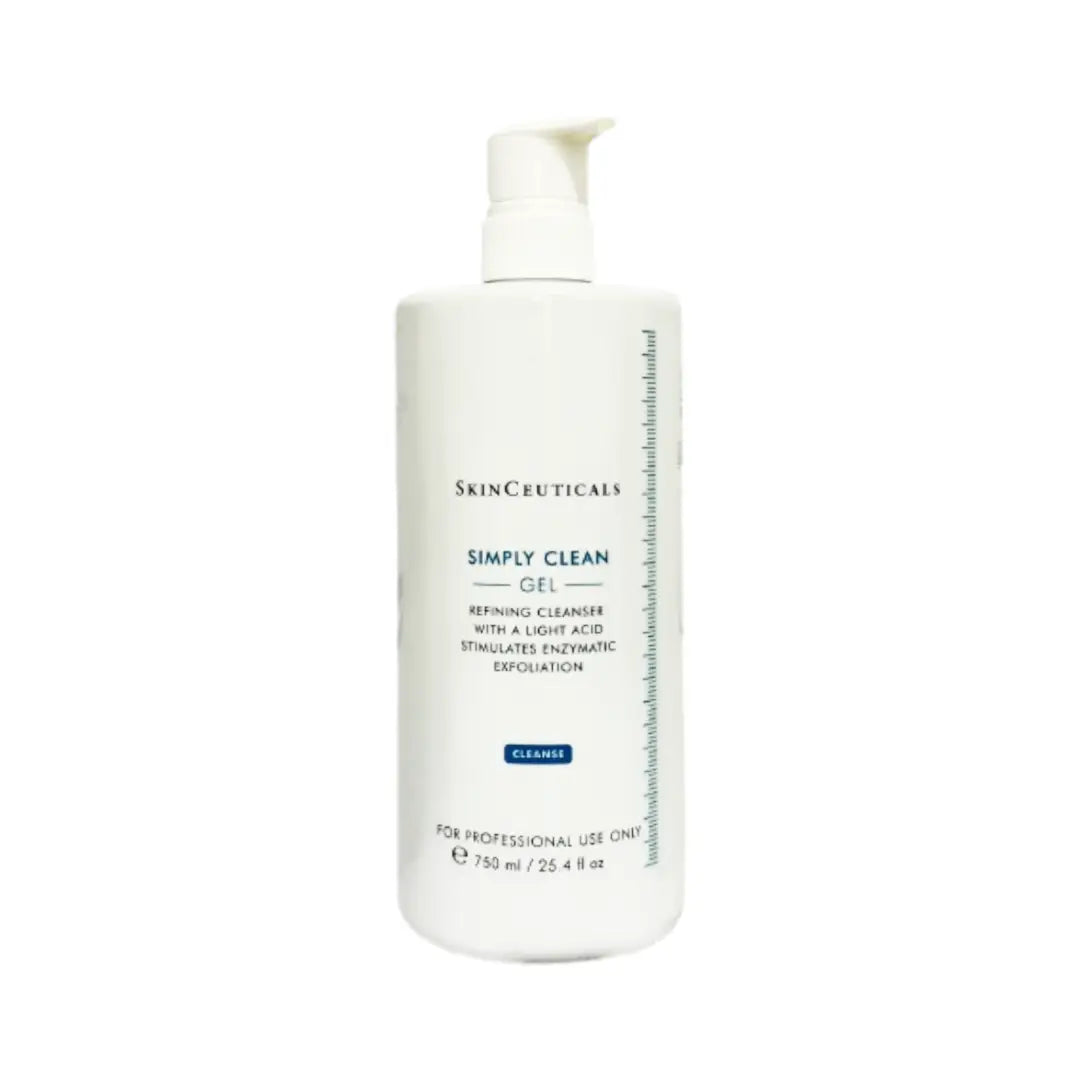 SkinCeuticals Simply Clean Gel Cleanser 750ml – Gentle Foaming Facial Cleanser for All Skin Types
