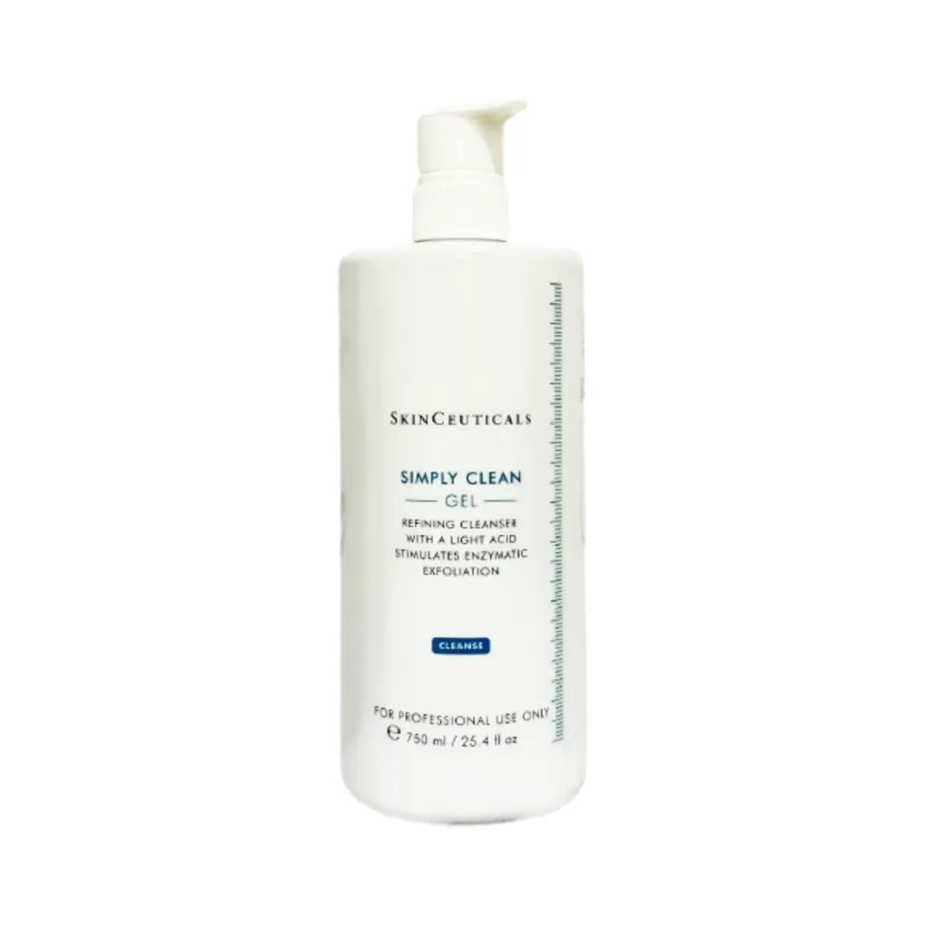 SkinCeuticals Simply Clean Gel Cleanser 750ml – Gentle Foaming Facial Cleanser for All Skin Types