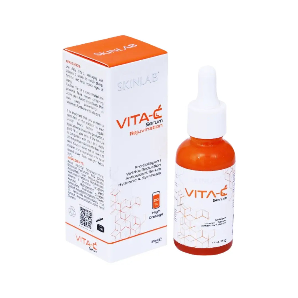 Skinlab Vita-C Serum 30ml – Vitamin C Brightening & Hydrating Face Serum for Radiant Skin