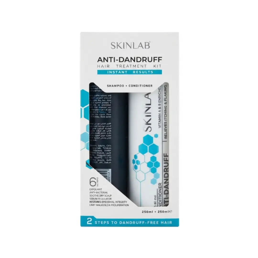 Skinlab Anti-Dandruff Shampoo & Conditioner 250ml Combo Pack – Hair & Scalp Care