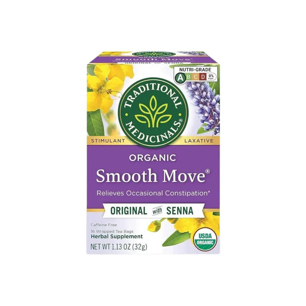 Traditional Medicinals Organic Smooth Move With Senna Tea Bag 16s