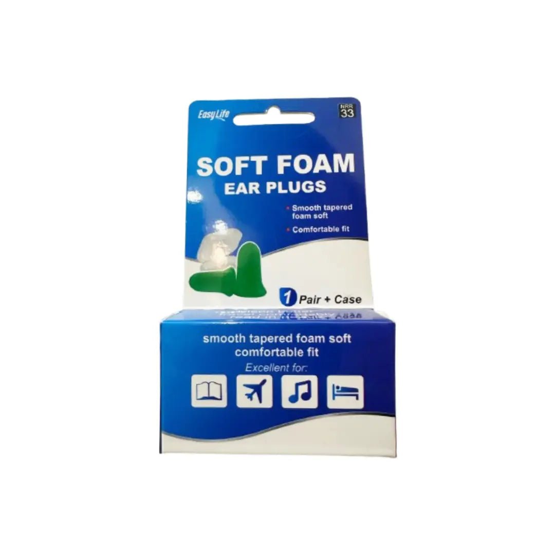 Easylife Soft Foam Earplug 1 Pair+Case NNR33