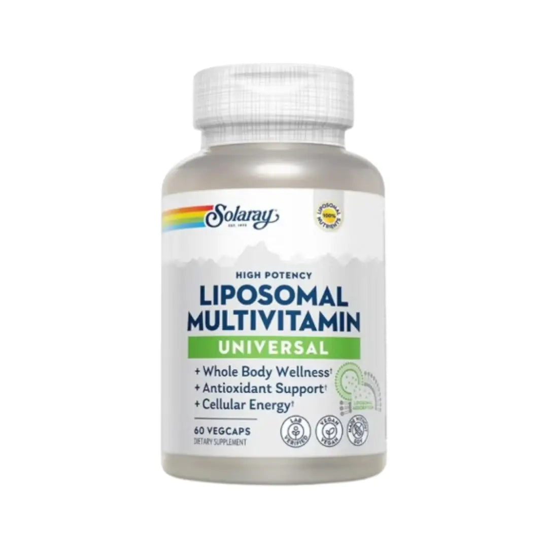 Solaray Liposomal Multivitamin Veg Capsules 60 Count – High Potency Daily Vitamin & Mineral Supplement