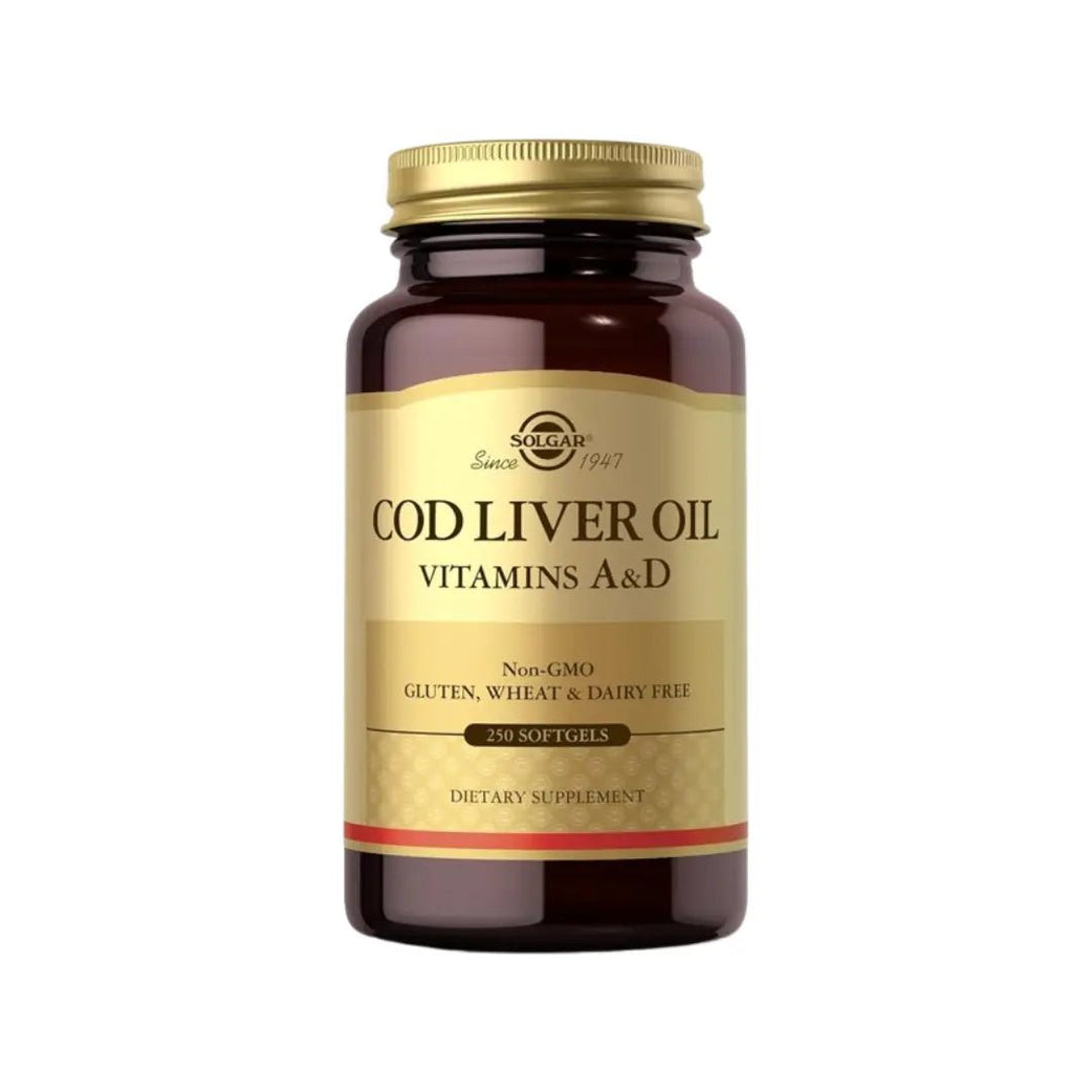 Solgar COD Liver Oil Vitamins A&D Softgel 250s