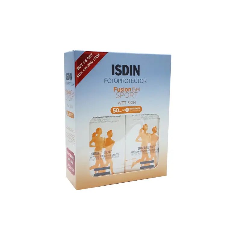 ISDIN Fotoprotector SPF50 Fusion Gel Sport Wet Skin Buy1 Get 2nd 50% Off