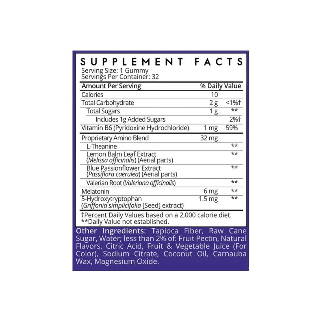 Sugarbear PRO Sleep 5HTP Amino Gummies 32s