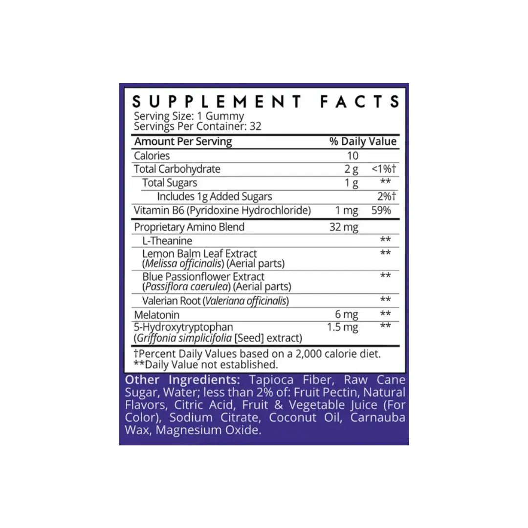Sugarbear PRO Sleep 5HTP Amino Gummies 32s