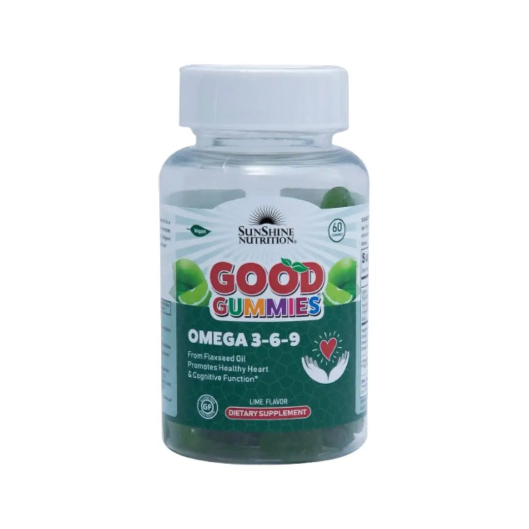 Sunshine Nutrition Omega 369 Good Gummies 60s Lime Flavor