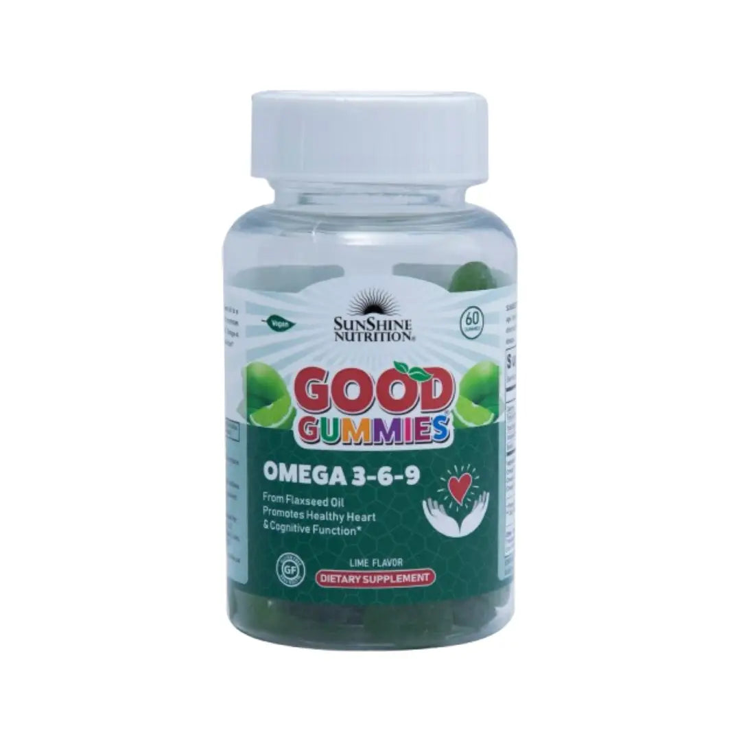 Sunshine Nutrition Omega 369 Good Gummies 60s Lime Flavor