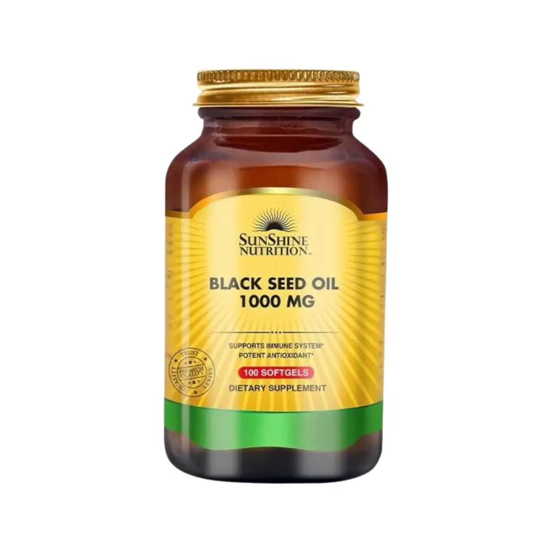 Sunshine Nutrition Black Seed Oil 1000mg Softgels 100s – Daily Herbal Oil Supplement