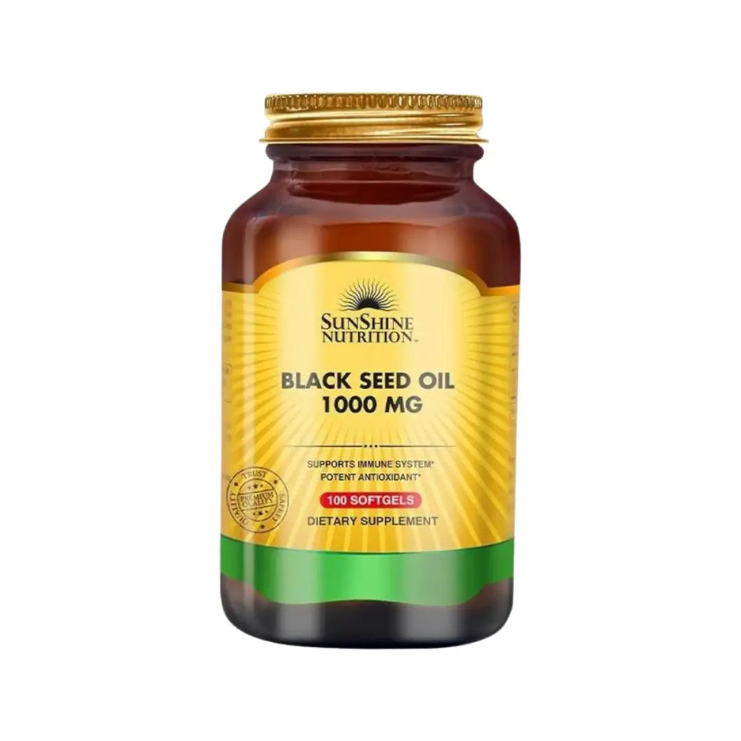 Sunshine Nutrition Black Seed Oil 1000mg Softgels 100s – Daily Herbal Oil Supplement