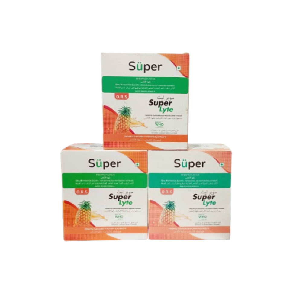 Super Lyte Ors 21.8G Pineapple Flavour Sachet - 3 Boxes