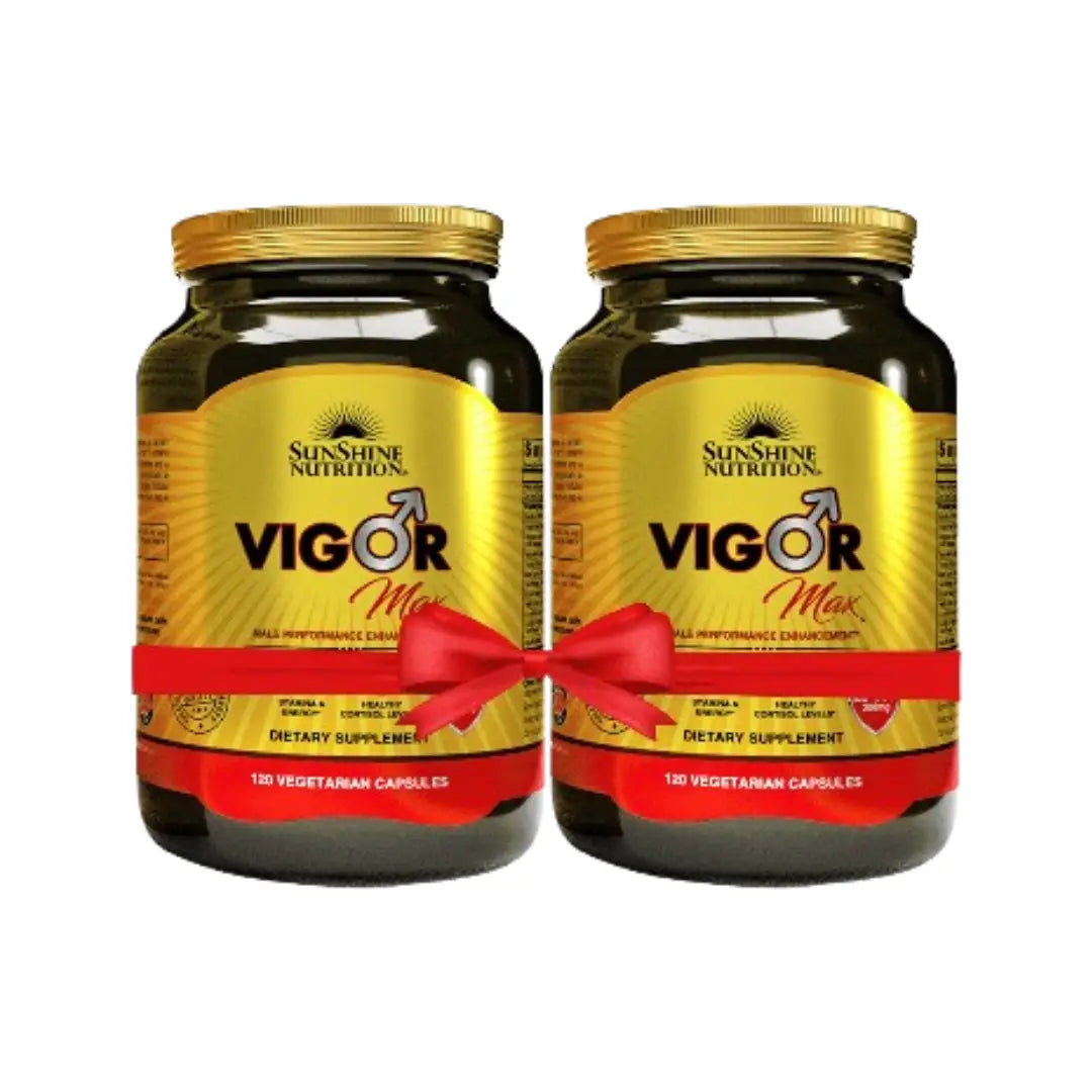 Super Combo Sunshine Nutrition Vigor Max 120s 2 Packs for energy and overall wellness support