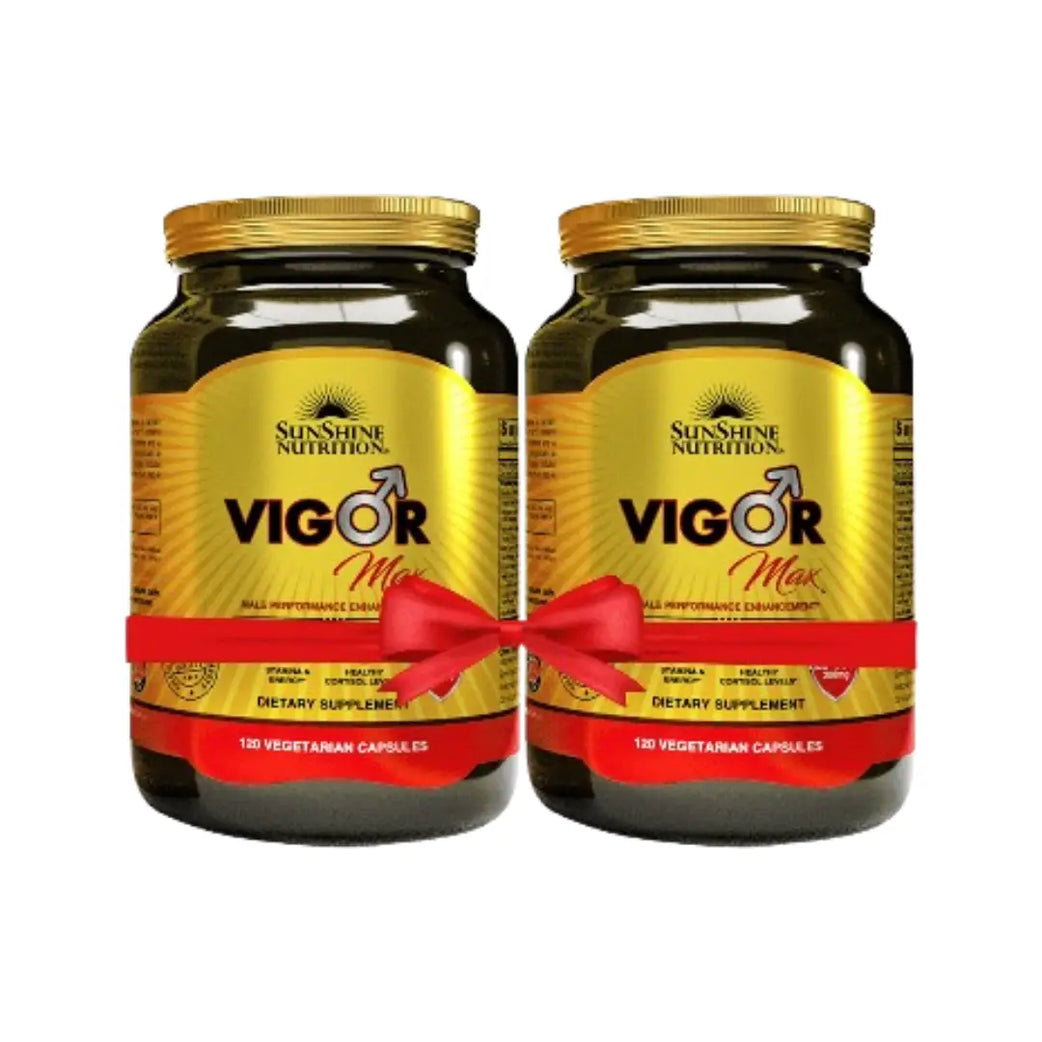 Super Combo Sunshine Nutrition Vigor Max 120s 2 Packs for energy and overall wellness support
