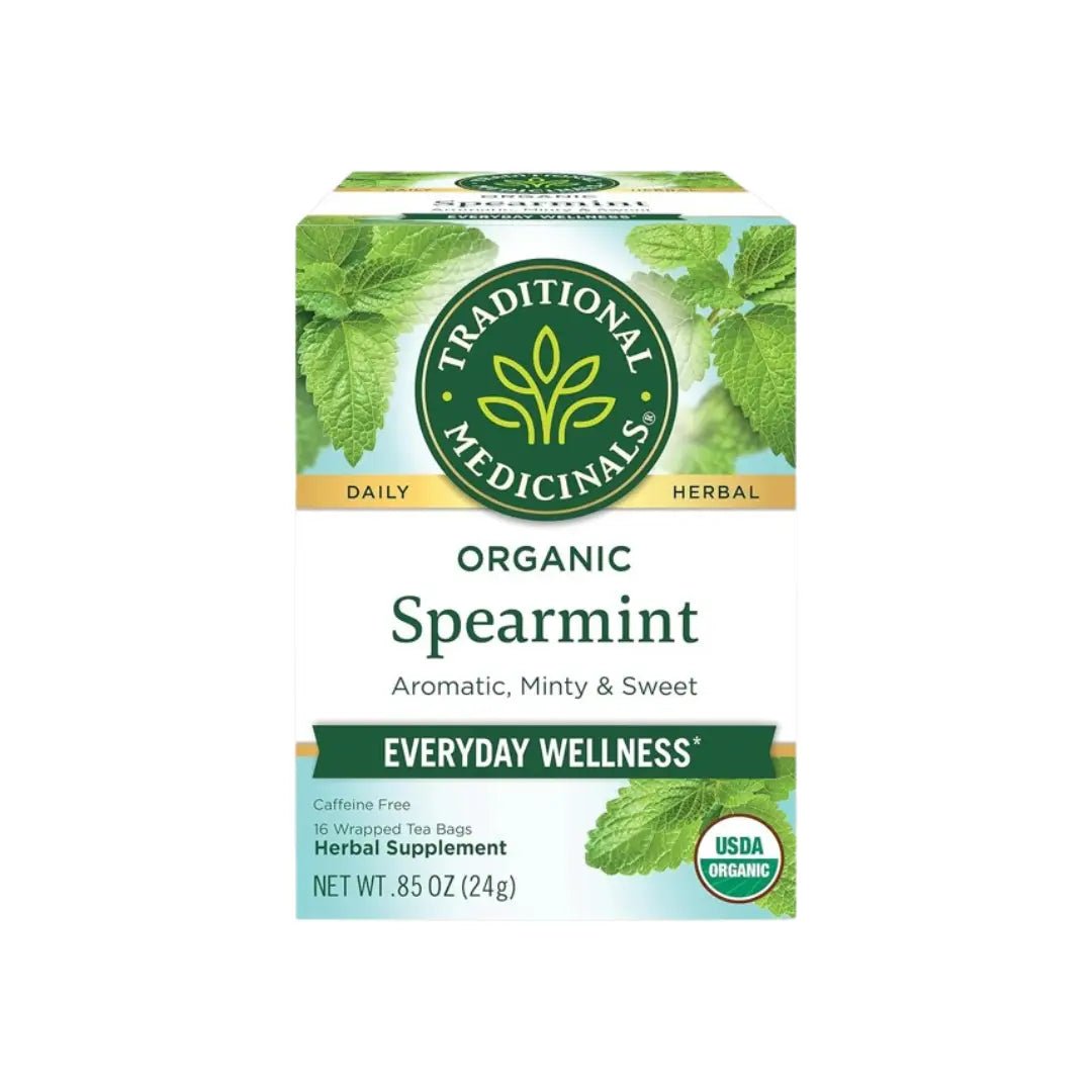 Traditional Medicinals Organic Spearmint Herbal Tea Bag 16s