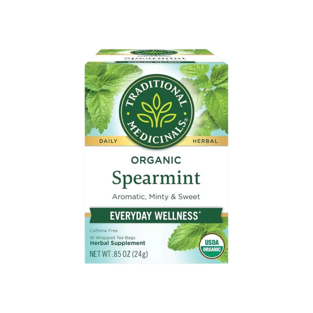 Traditional Medicinals Organic Spearmint Herbal Tea Bag 16s