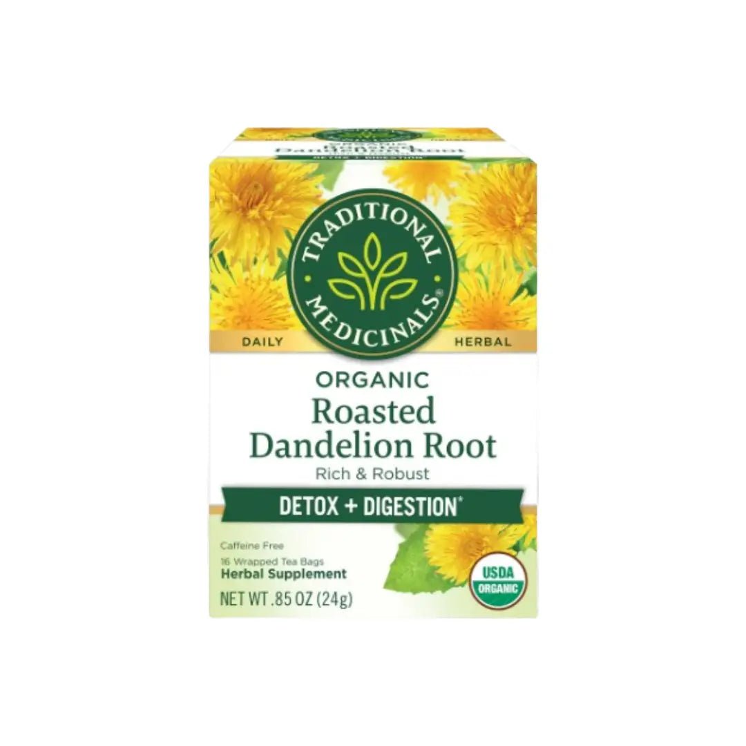 Traditional Medicinals Organic Roasted Dandelion Root Tea Bag 16s