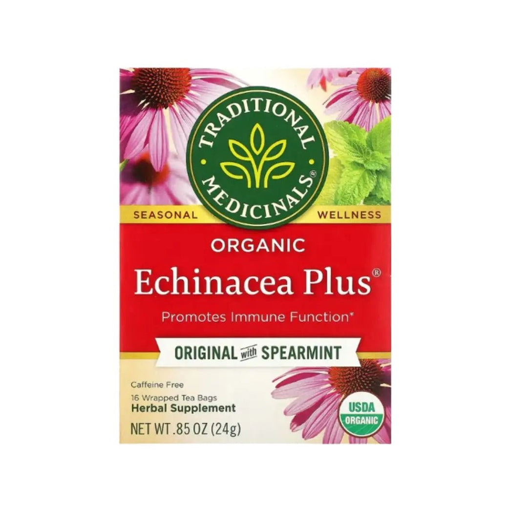 TRADITIONAL MEDICINALS Organic Echinacea Plus Tea Bag 16s