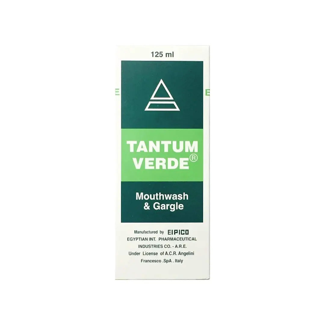 Tantum Verde Mouthwash & Gargle 125ml | Oral Hygiene Mouth Rinse for Mouth & Throat Care