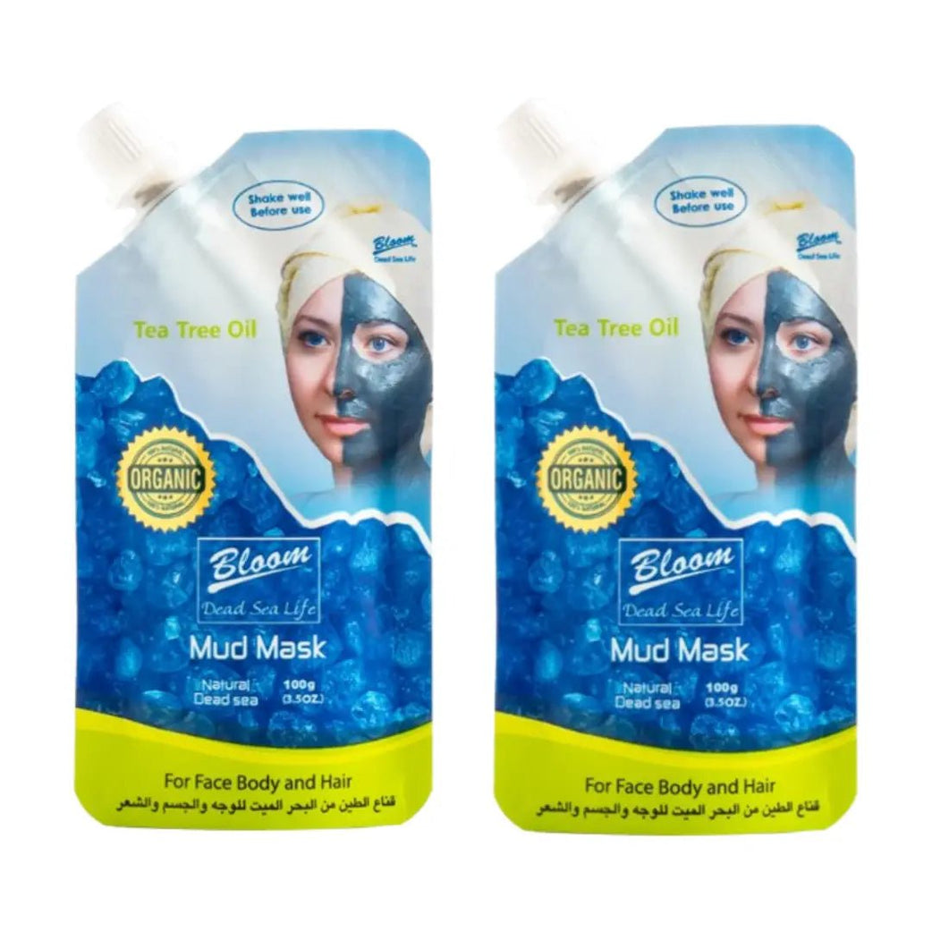 Bloom Mud Mask Tea Tree Oil 100G 1+1 Offer