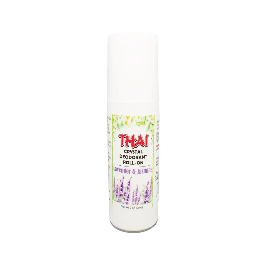 Thai Crystal Deodorant Roll On Lavender & Jasmine 90ml – Natural Mineral Deodorant for All Day Freshness