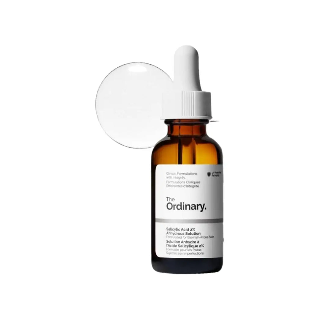 The Ordinary Salicylic Acid 2% Anhydrous Solution 30ml – Gentle Exfoliating Face Serum for Smooth & Clear-Looking Skin
