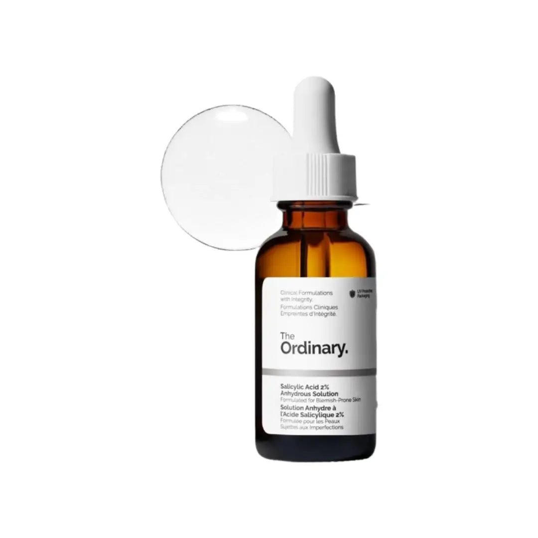 The Ordinary Salicylic Acid 2% Anhydrous Solution 30ml – Gentle Exfoliating Face Serum for Smooth & Clear-Looking Skin