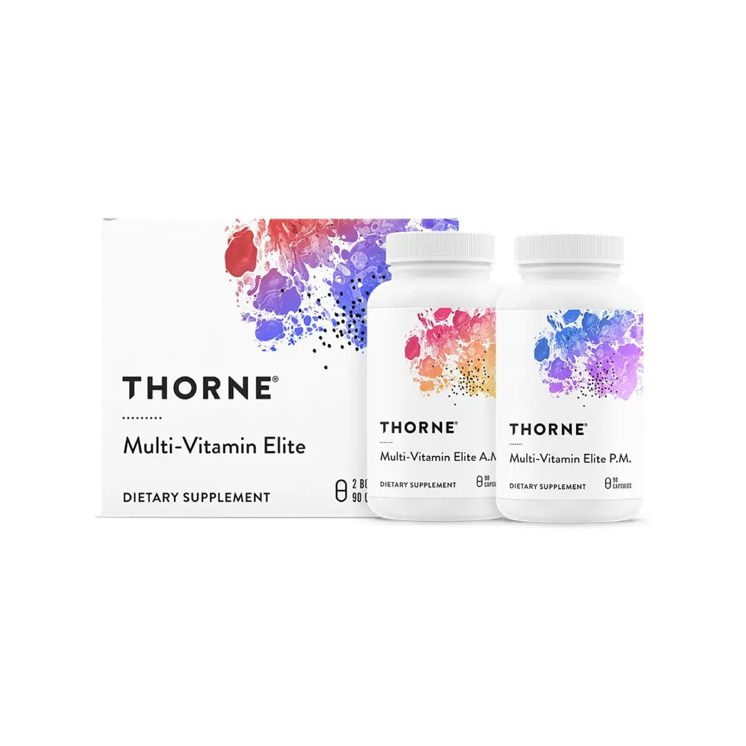 Thorne Multi-Vitamin Elite 2 Botlles x 90 Capsules AM & PM